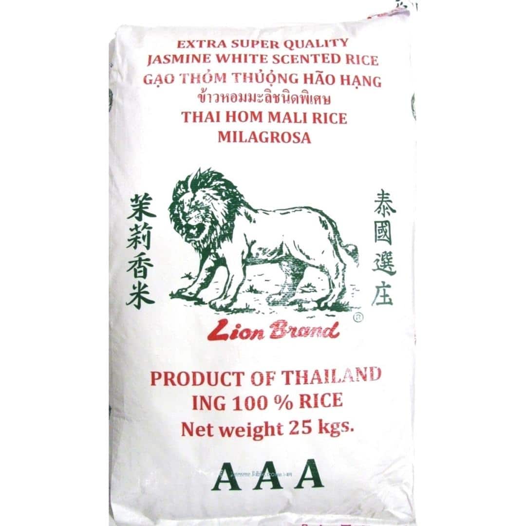 Lion Jasmine Rice 25kg