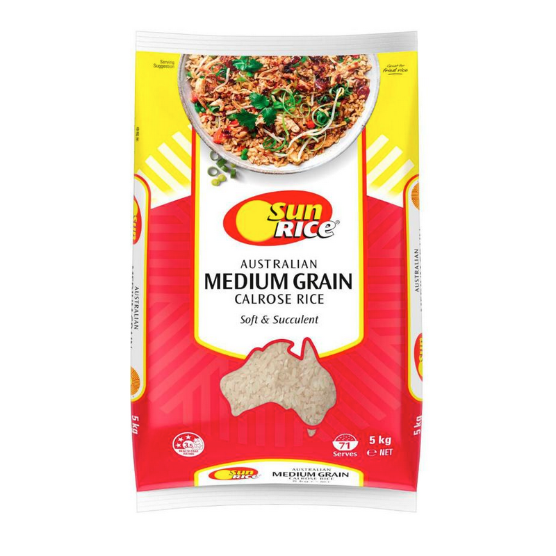 Sunrice Medium Grain 5kg